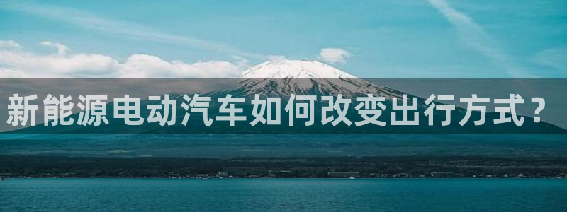 新宝gg建立团队：新能源电动汽车如何改变