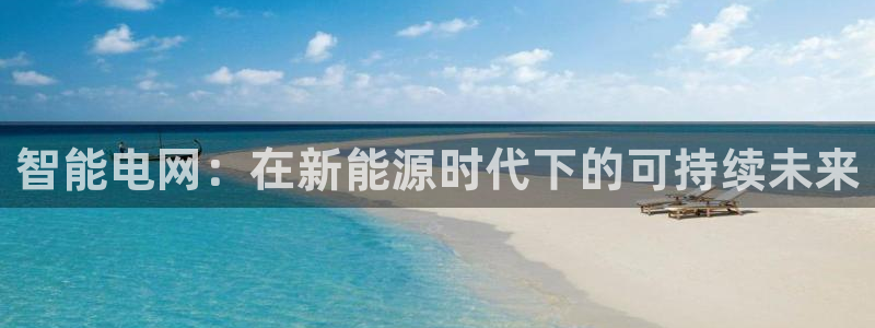 新宝gg什么:智能电网:在新能源时代下的可持续未来