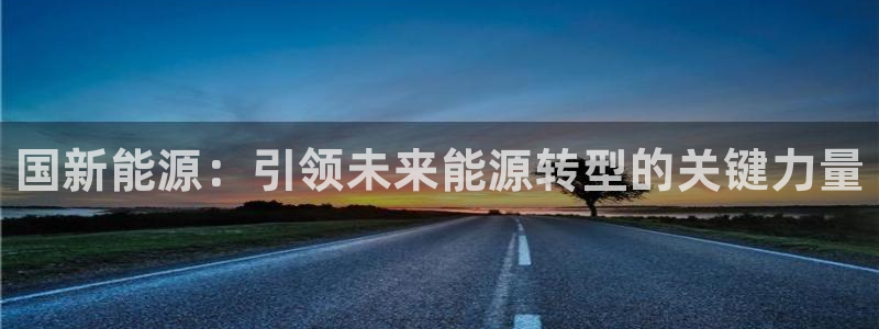 新宝gg平台怎么样:国新能源:引领未来能源转型的关键力量