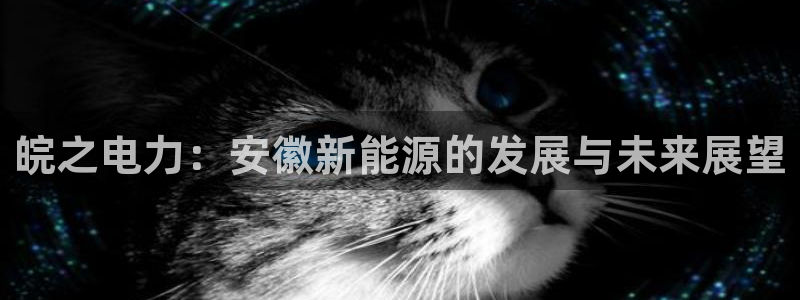 新宝gg测速:皖之电力:安徽新能源的发展与未来展望