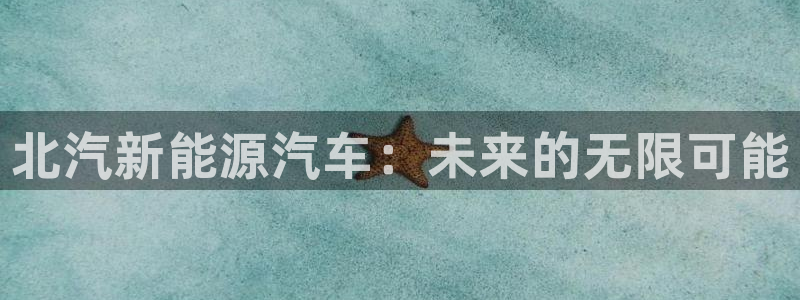 新宝gg手机app：北汽新能源汽车：未来