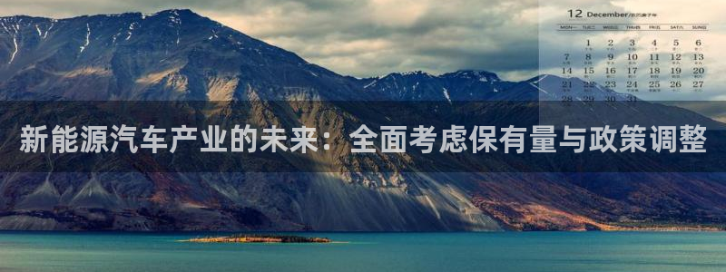 新宝gg注：新能源汽车产业的未来：全面考
