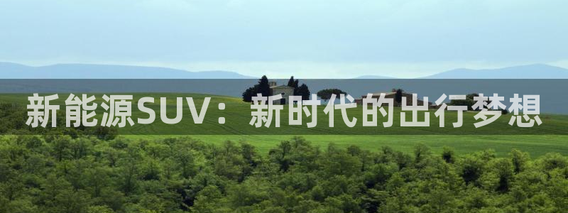 新宝gg_：新能源SUV：新时代的出行梦